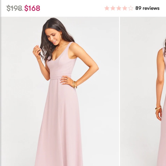 Dresses & Skirts - Show me your mumu, Jenn dress, XS, Neutral Mauve, dry cleaned and ready!